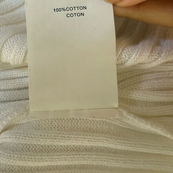 Ramy Brook Theo Knit Halter Midi Dress in White M NWOT - Picture 6 of 11